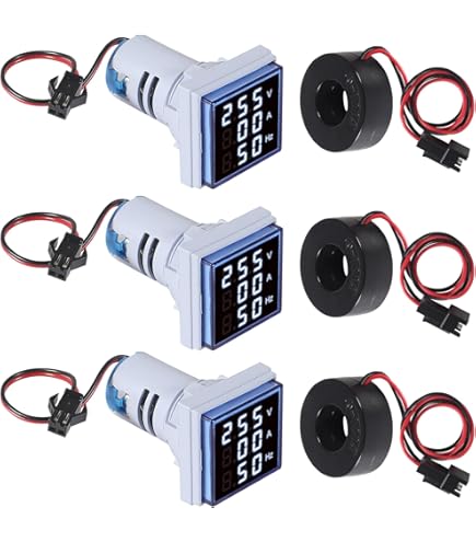 Amazon.com: VDPYZANC YB27VA Voltage Ammeter AC 10A 50A 100A